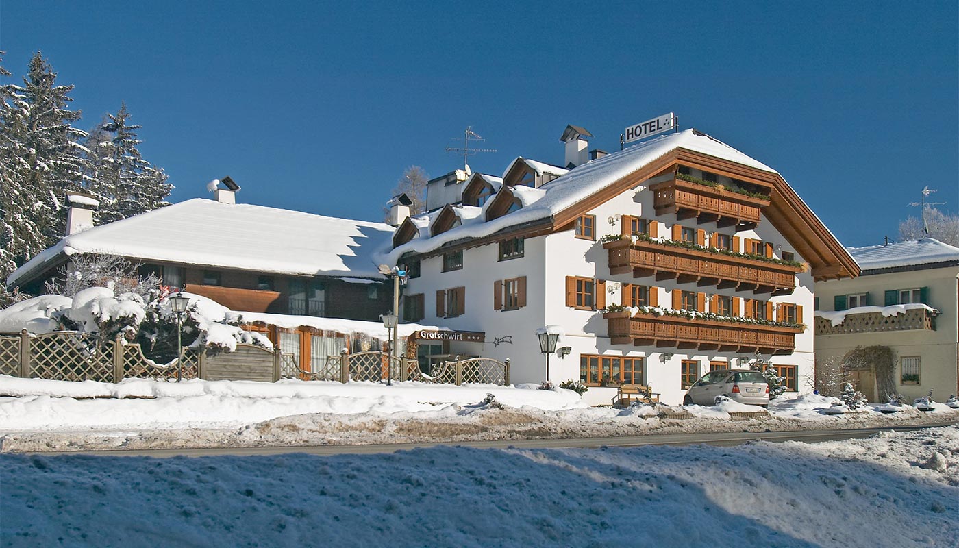 L'Hotel Gratschwirt a Dobbiaco in Val Pusteria