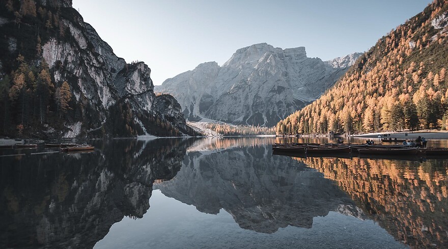 Alba al Lago di Braies -10 %